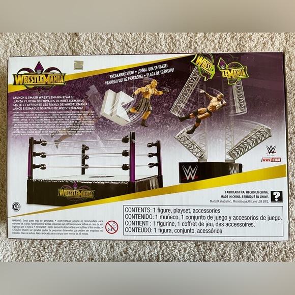 WWE Brock Lesnar Road To Wrestlemania 30 Set Mattel Breakable Stage Playset - Picture 6 of 6